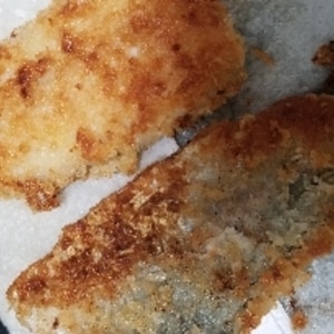 天ぷら粉とパン粉でサクッとアジフライ